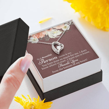 Beautiful Person Forever Love Necklace - Love You This Much
